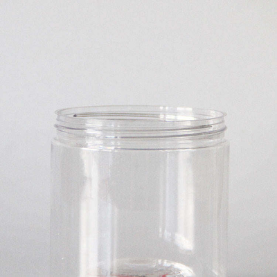 Bottine di plastica a bocca larga con coperchio 410ml