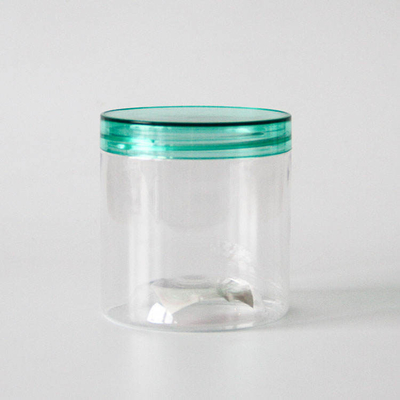 Bottoni di plastica per animali da compagnia da 1 litro con fondo rotondo e coperchio trasparente
