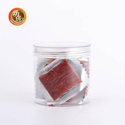 CQM Bottiglia di plastica per biscotti di caramelle vuota, chiara, a bocca larga, per la conservazione degli alimenti