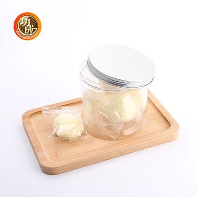 Vaso di plastica trasparente per animali domestici con coperchio 850 ml