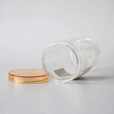 Vaso di biscotti di caramelle a fondo rotondo con bocca larga