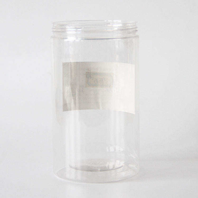 Vaso di biscotti di caramelle a fondo rotondo con bocca larga