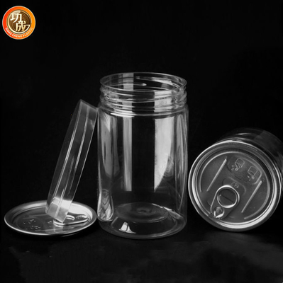 Calibro 85 300 ml Bottone per biscotti di caramelle trasparente Bottone di imballaggio in plastica di piccole dimensioni