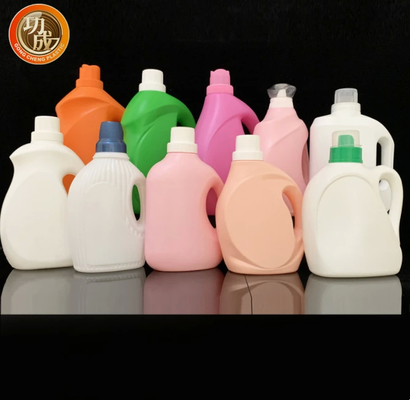 Flascia di detersivo per biancheria in PE rosa robusto Flascia di liquido per lavaggio
