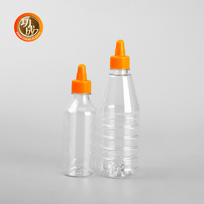 Condimento Bottiglia di salsa di plastica per la manipolazione della superficie di stampaggio a caldo