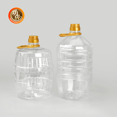 Bottiglie di plastica per condimenti di qualità alimentare a vite sul coperchio Opzioni di peso personalizzate Ideali per l'imballaggio degli aromi