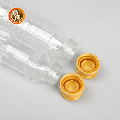 Bottiglia di olio commestibile di plastica chiara di grado alimentare 1000ml-1800ml Capacità per condimenti