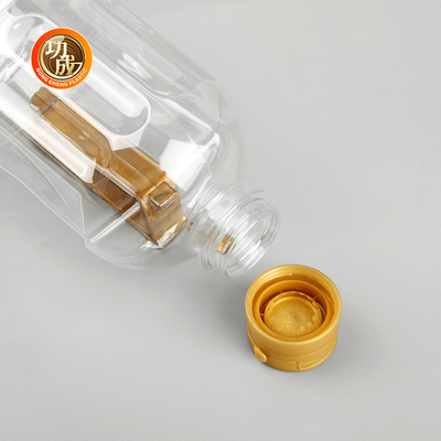 Bottiglie di plastica trasparente condimenti di qualità alimentare condimenti imballaggio 1800ml Capacità