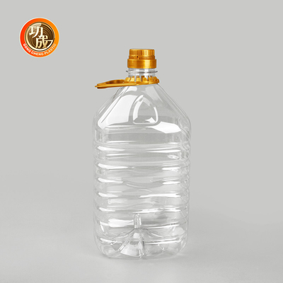 Prodotto alimentare Bottiglie di plastica trasparente condimenti condimenti imballaggio in cilindro 1000ml-1800ml