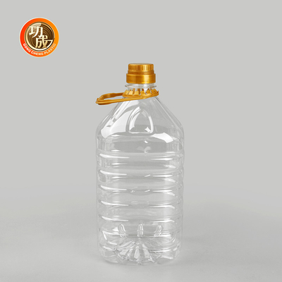 Prodotto alimentare Bottiglie di plastica trasparente condimenti condimenti imballaggio in cilindro 1000ml-1800ml