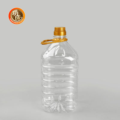 Prodotto alimentare Bottiglie di plastica trasparente condimenti condimenti imballaggio in cilindro 1000ml-1800ml